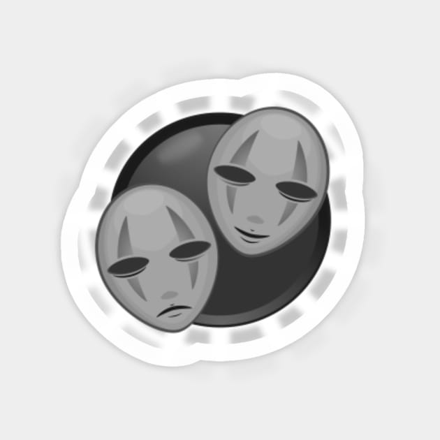 Twin Masks Sticker by Winterplay